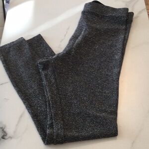 NWT Womens Grayish black Glitter Leggings, medium.
